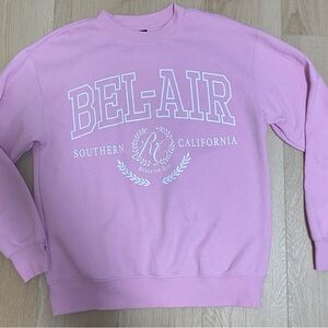 Oversized Pink Crewneck